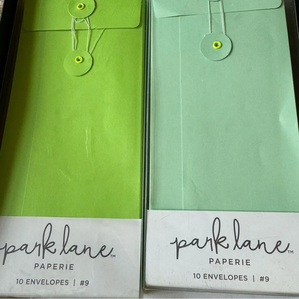 Assortment Packages Of Park Lane Card & Envelope Canvas Laser Cut Petal Lot